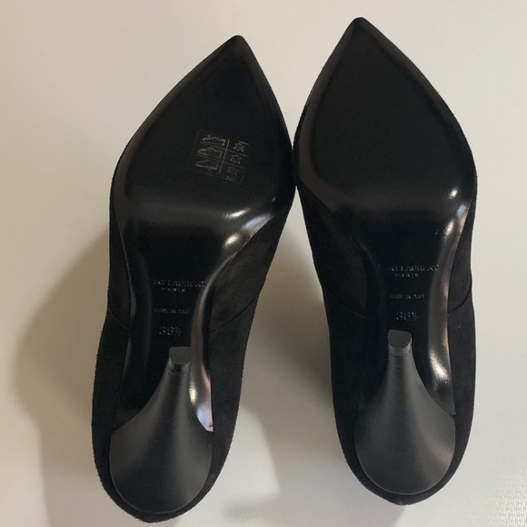 Yves Saint Laurent YSL Era Suede Ankle Boots - Picture 16 of 16